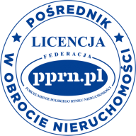 Logo, licencja pośrednika w obrocie nieruchomości