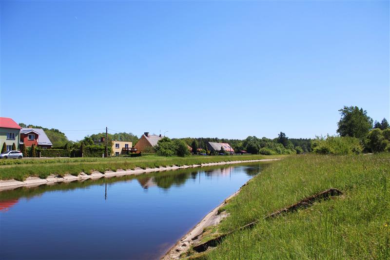 Widok  na kanał w kierunku centrum Rosnowa