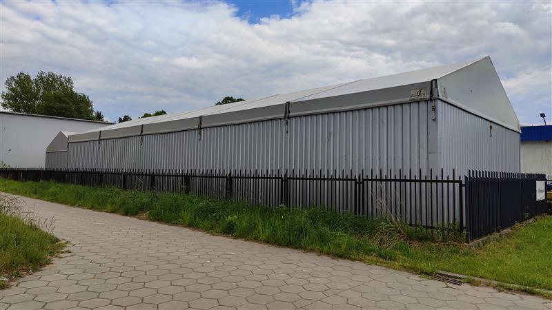 Hala produkcyjno - magazynowa, Koszalin - hala namiotowa